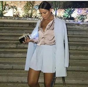 SLNGHR PIECES: BLUE CO-ORD, ASYMMETRICAL DRESS ISO